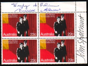 Heilsarmee-Briefmarken | Salvation Army Stamps