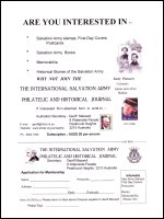 International Salvation Army Philatelic and Historical Journal